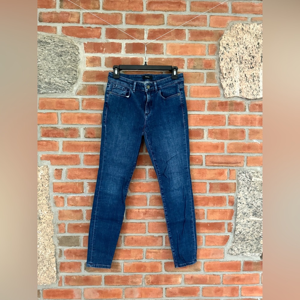 Theory Dark Blue Skinny Jeans Size 27